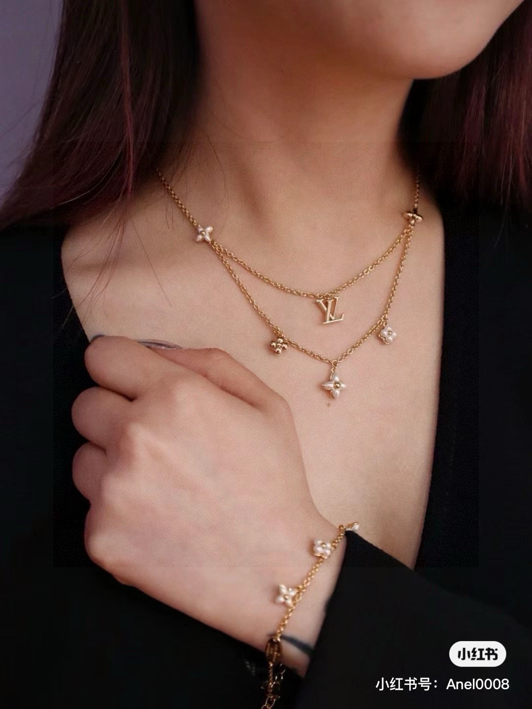 letter Necklace for women - alternate angle view 8