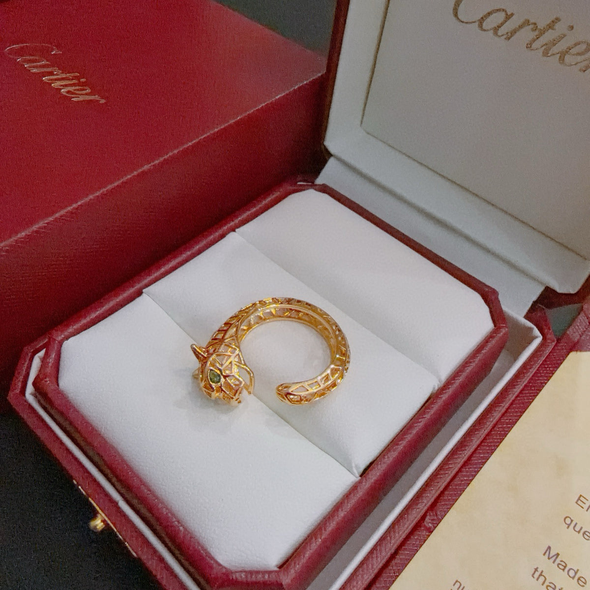 gold minimalist Ring for men - alternate angle view 4