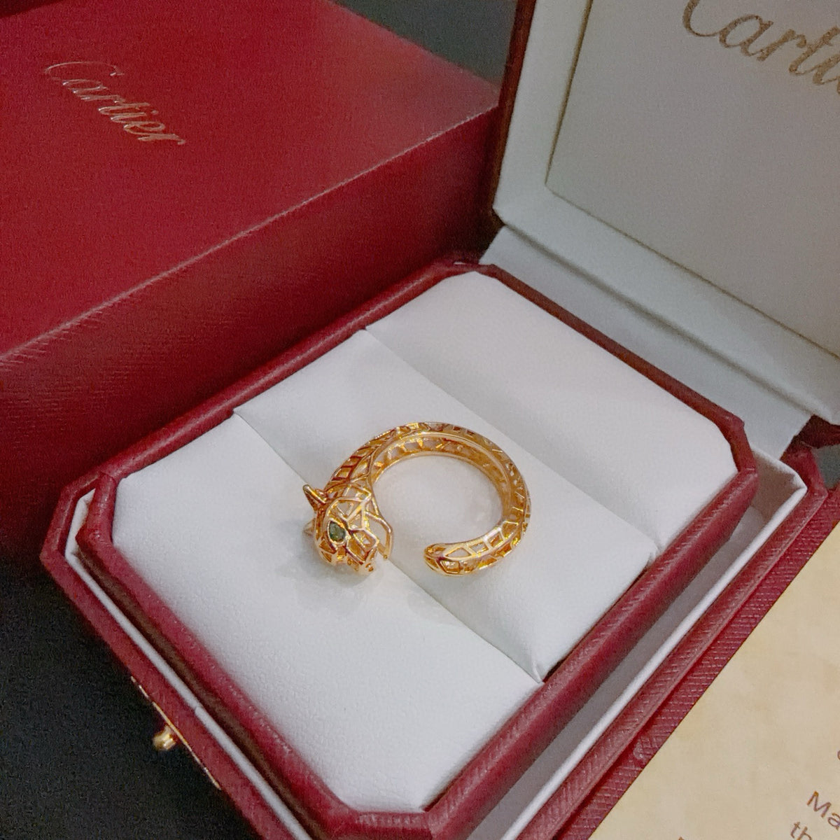 gold minimalist Ring for men - alternate angle view 8
