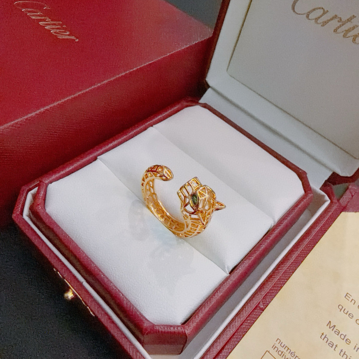 gold minimalist Ring for men - alternate angle view 5
