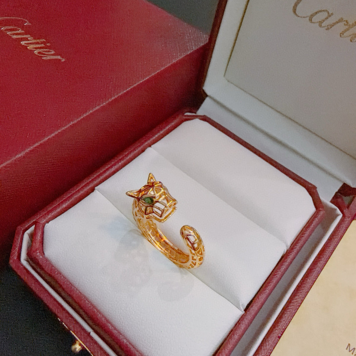 gold minimalist Ring for men - alternate angle view 6