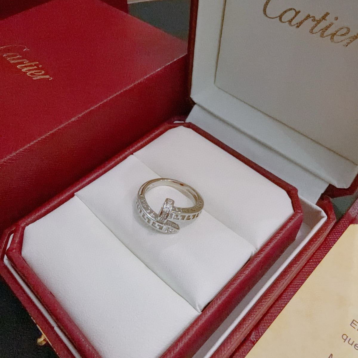 gold minimalist Ring for men - alternate angle view 2