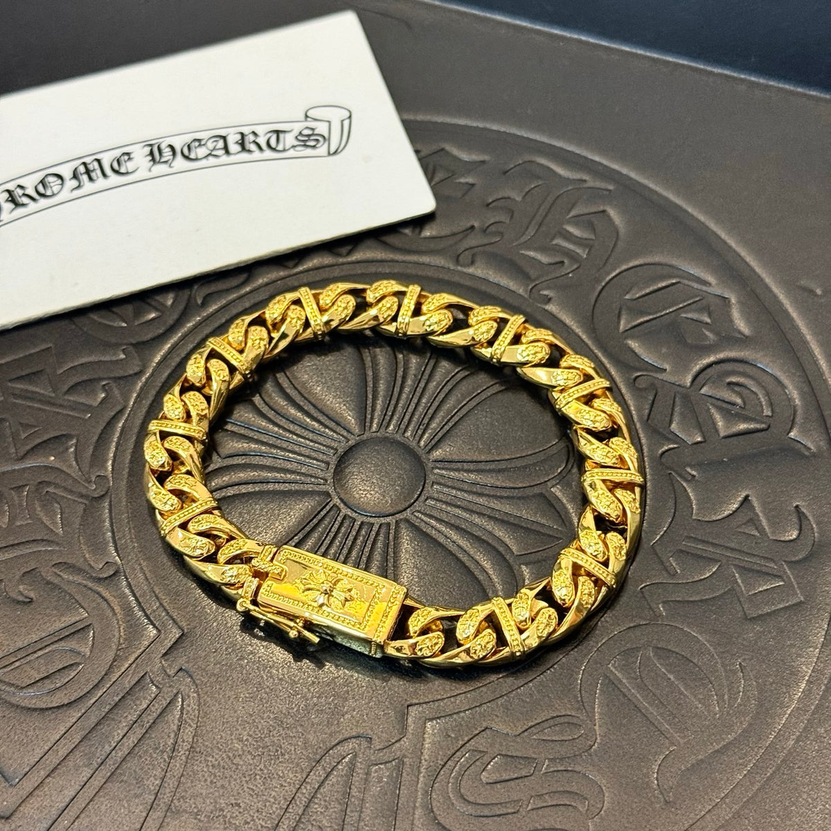 antique cross Bracelet for women - alternate angle view 4