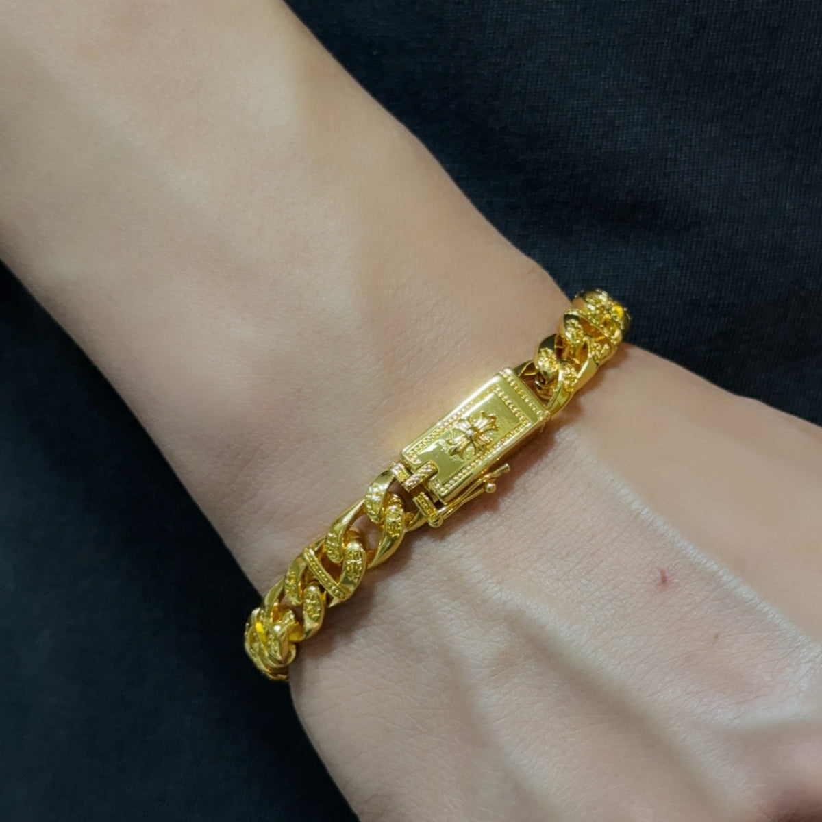 antique cross Bracelet for women - alternate angle view 2