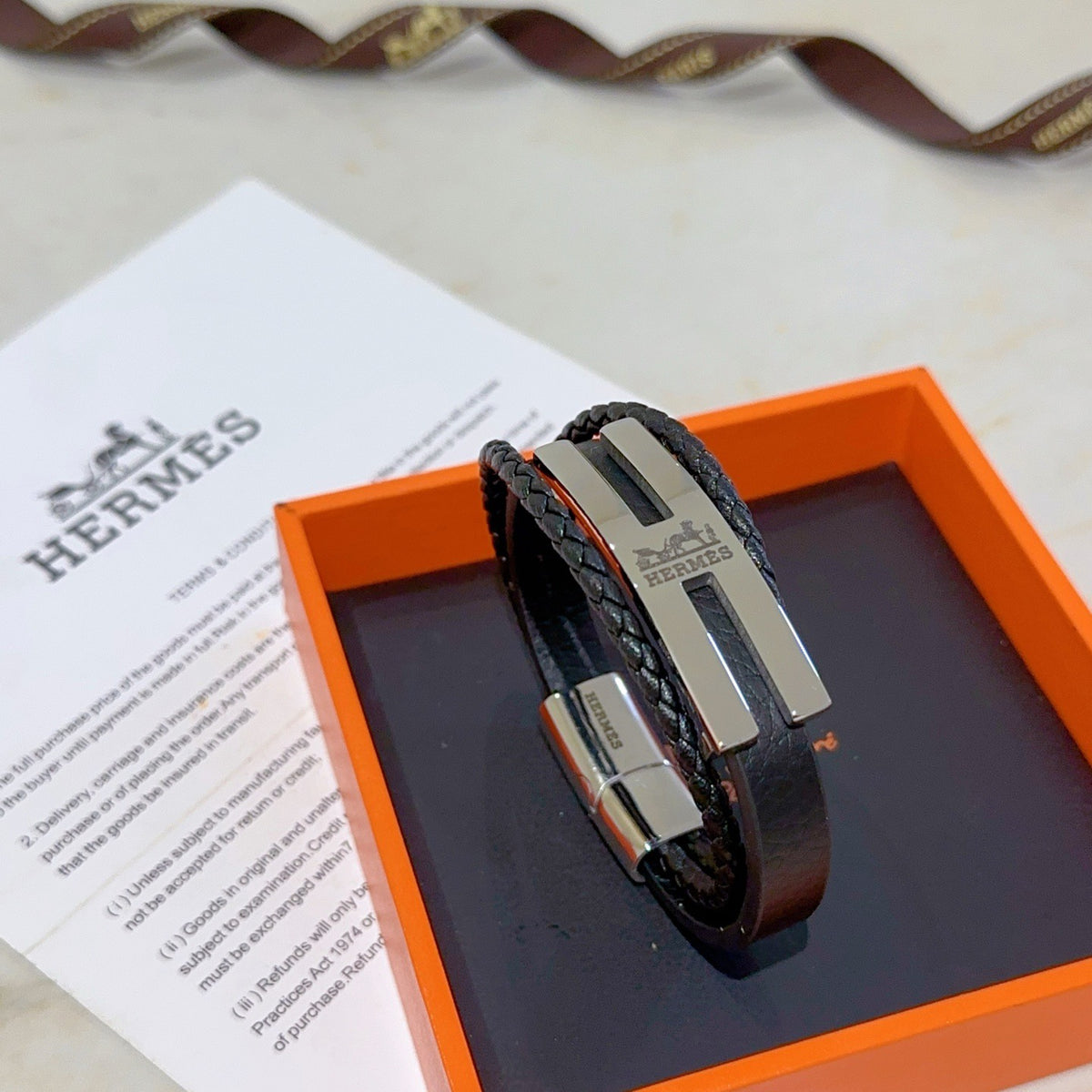 antique leather Bracelet for women - alternate angle view 4