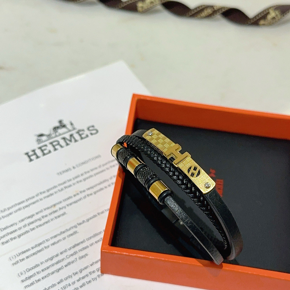 antique leather Bracelet for women - alternate angle view 8