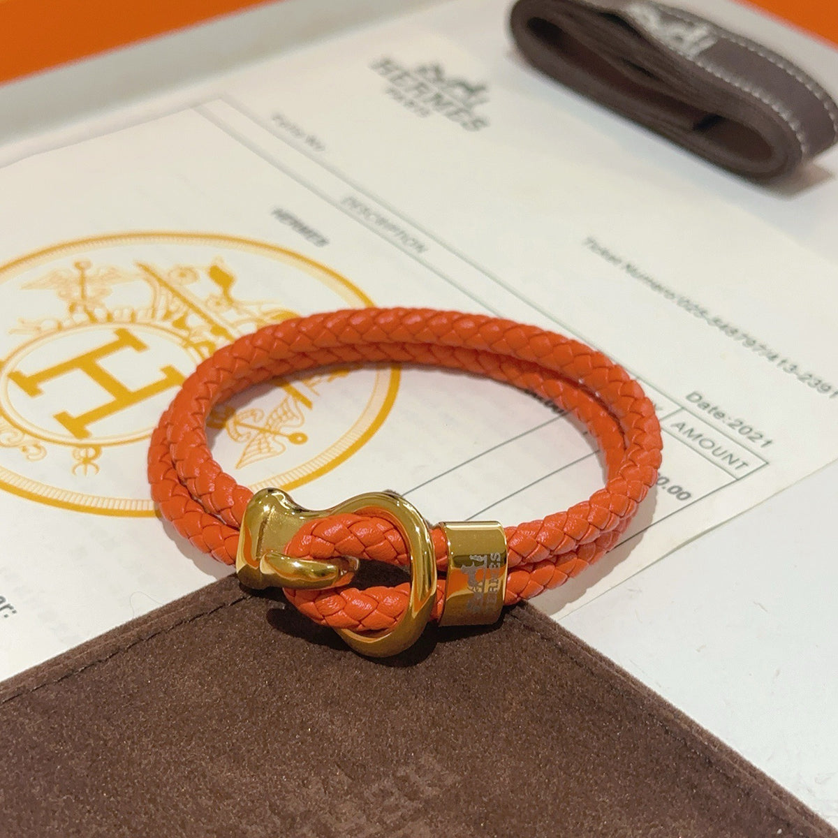 antique leather Bracelet for women - alternate angle view 5