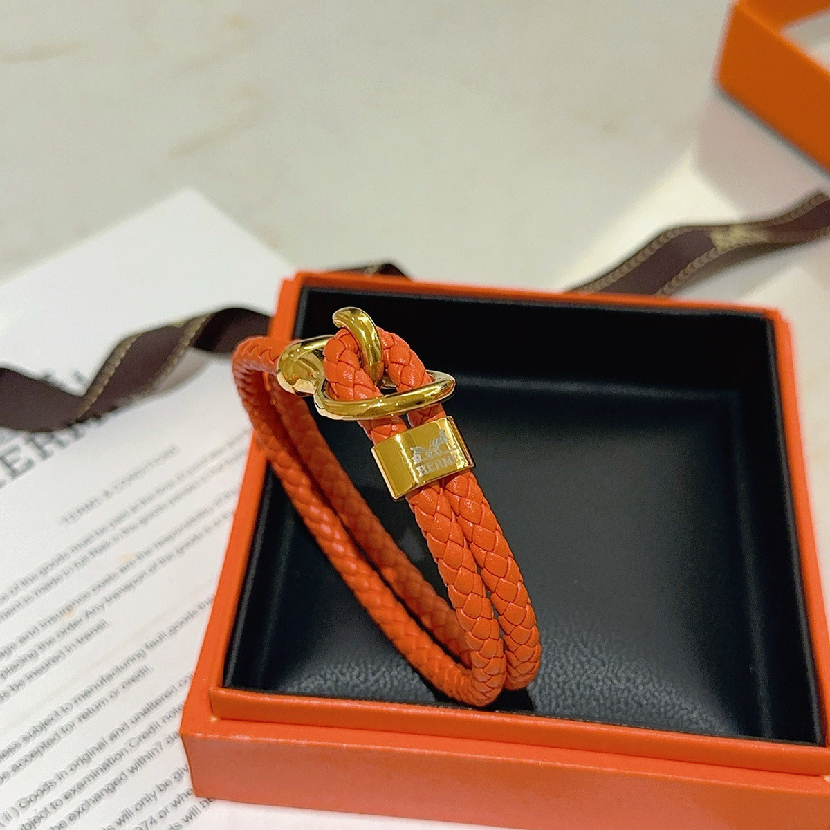 antique leather Bracelet for women - alternate angle view 2