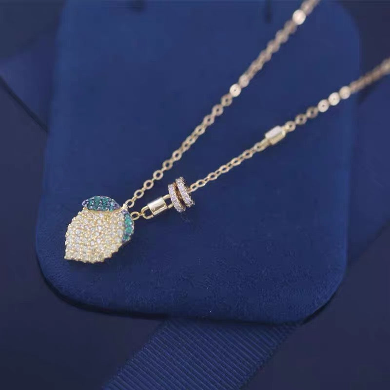 gold stylish Pendant for women - alternate angle view 5