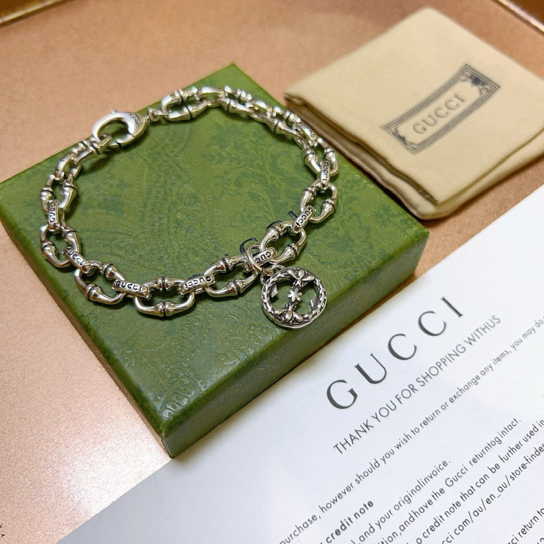 beige delicate Bracelet for men - product detail view