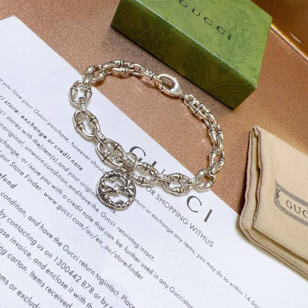 beige delicate Bracelet for men - alternate angle view 2