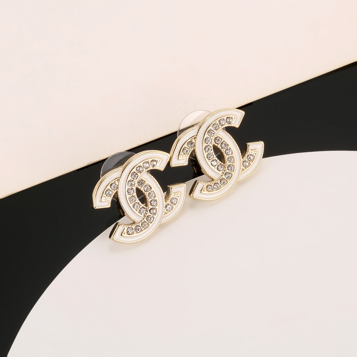 double c Drop Earrings for women - alternate angle view 2