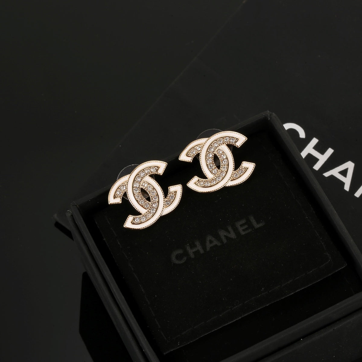 double c Drop Earrings for women - product detail view