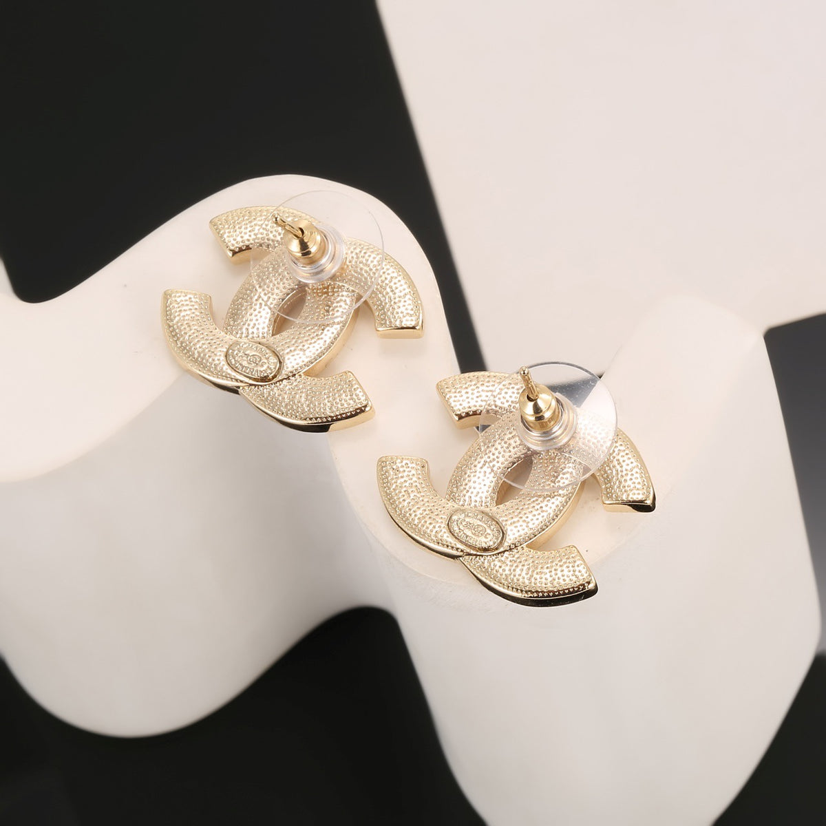 double c Drop Earrings for women - alternate angle view 3