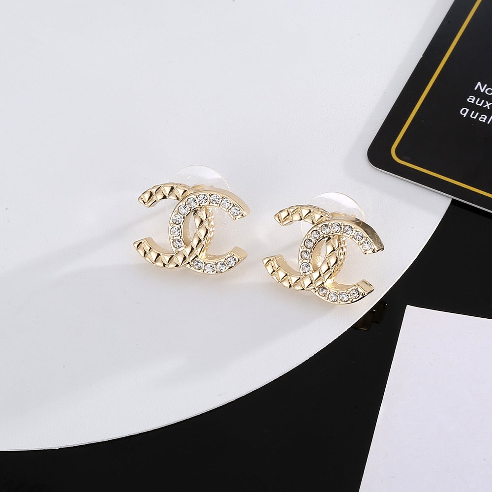 minimalist Drop Earrings for women - alternate angle view 2