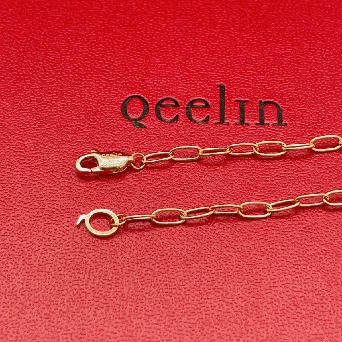 rose gold brass rose Necklace for women - alternate angle view 6