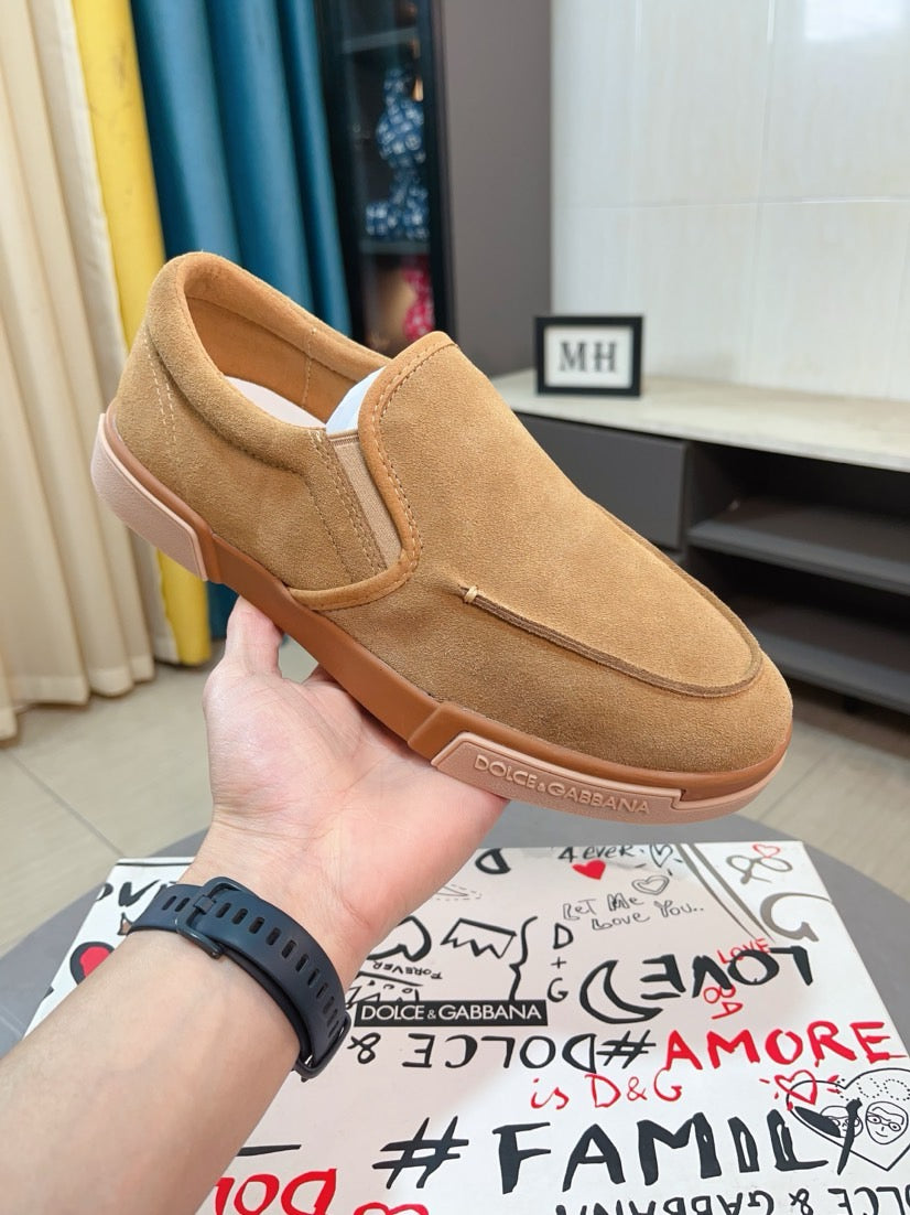Dolce & Gabbana DG Men's Top-Grain Calfskin Casual Sneakers