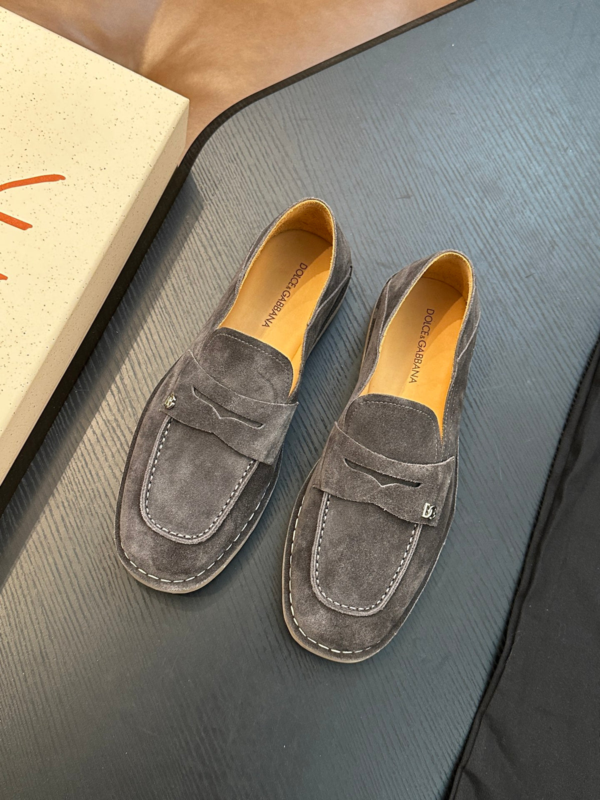 Dolce & Gabbana DG New Florio Suede Lace-Up Casual Shoes