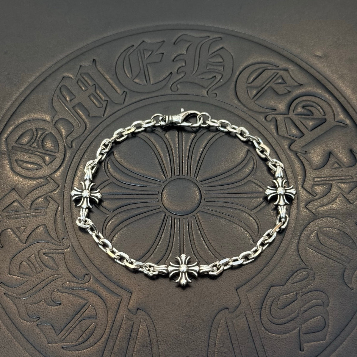 antique crystal cross Bracelet for women - alternate angle view 6