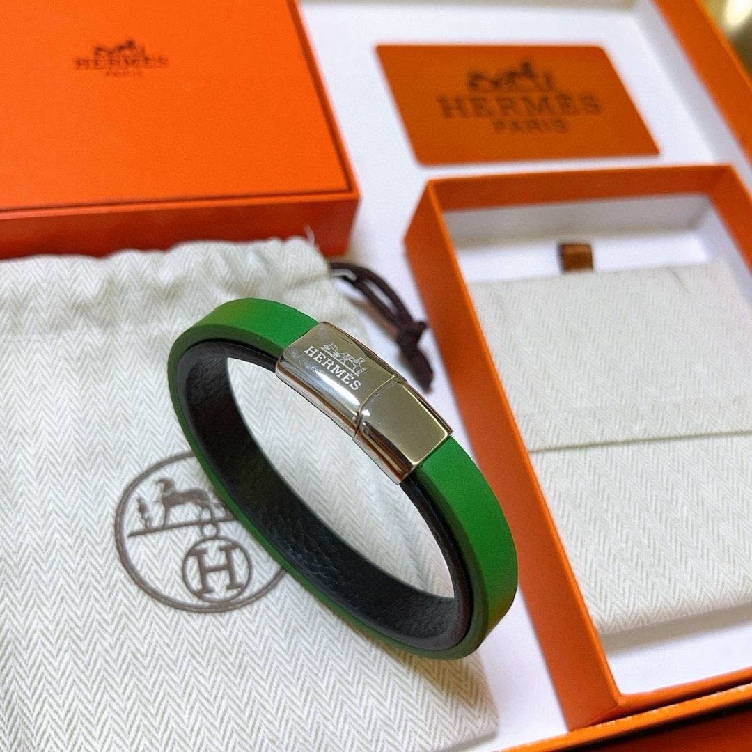 gold genuine leather trendy Bracelet for women - alternate angle view 8