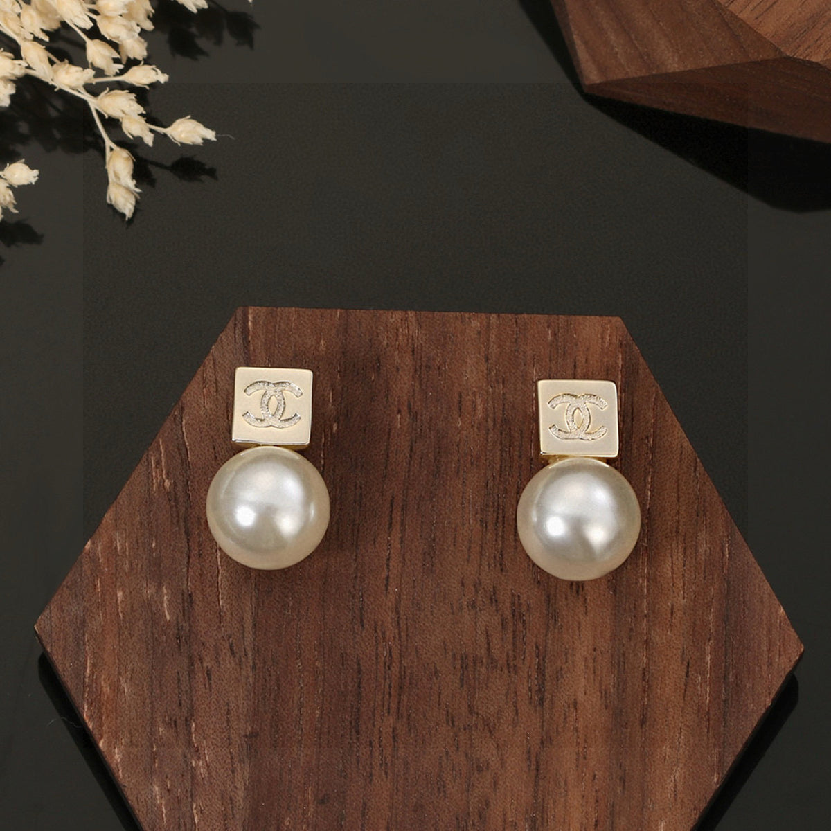 minimalist Drop Earrings for women - alternate angle view 7