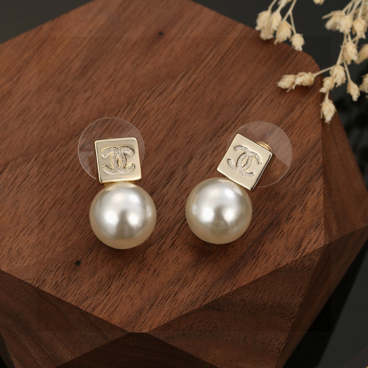 minimalist Drop Earrings for women - alternate angle view 6