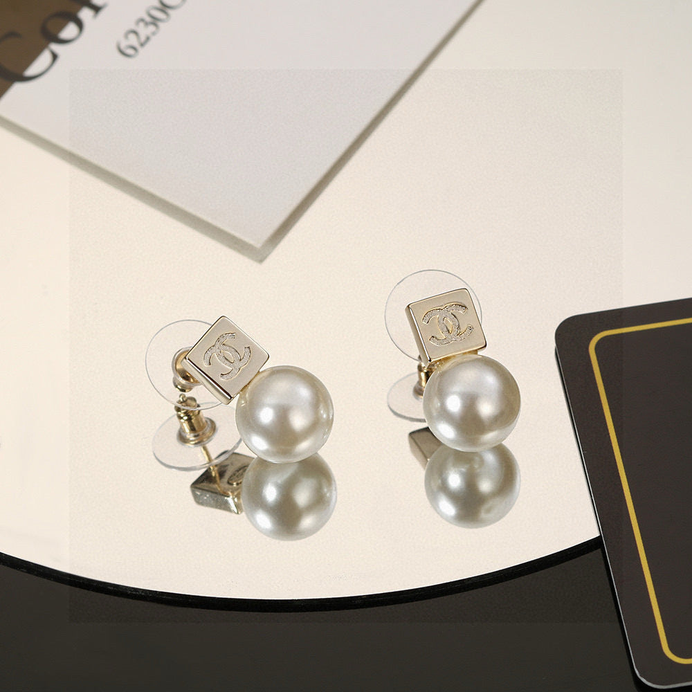minimalist Drop Earrings for women - alternate angle view 8