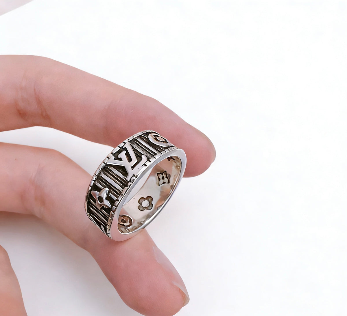 antique vintage Ring for men - product detail view