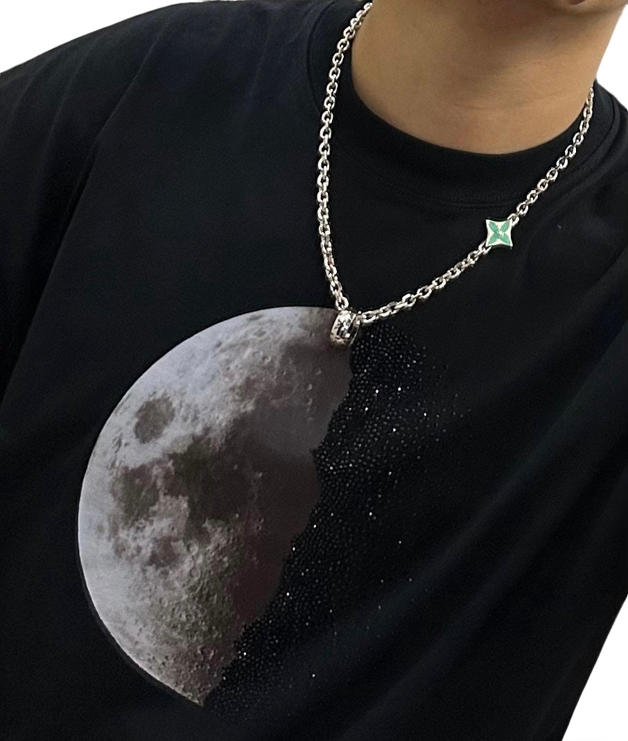 antique chain Necklace for men - alternate angle view 8