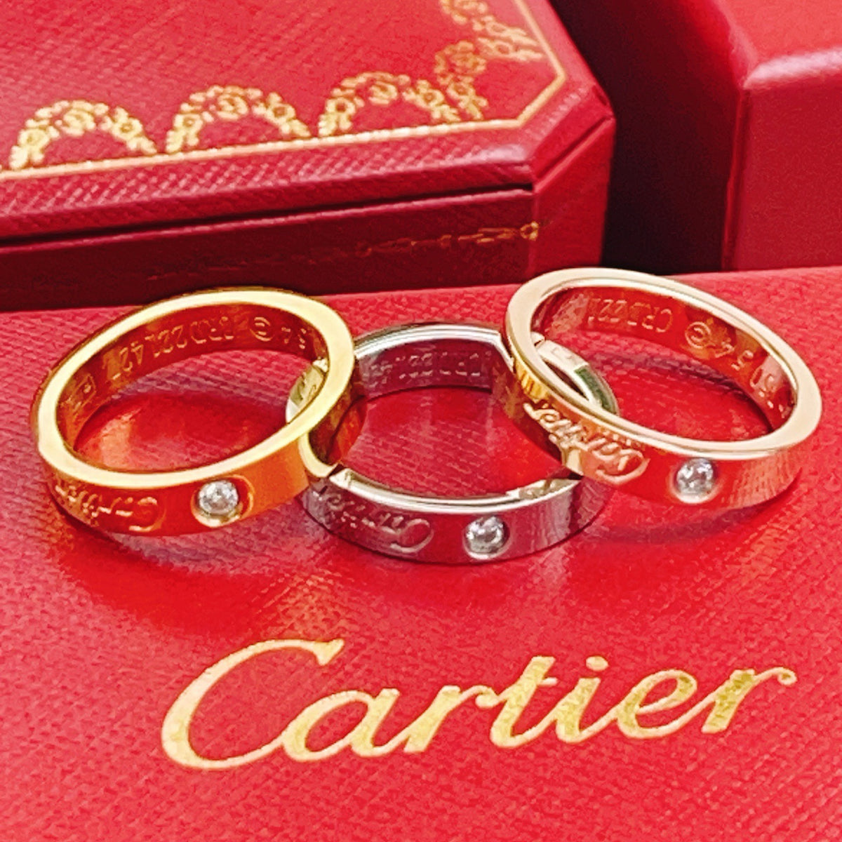 rose gold brass rose Ring for women - alternate angle view 9