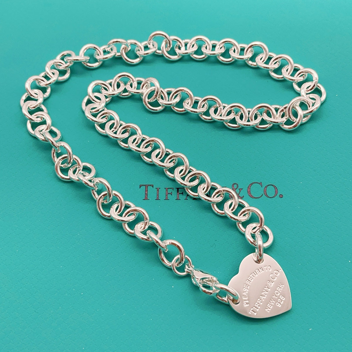 silver brass heart Necklace for women - alternate angle view 5
