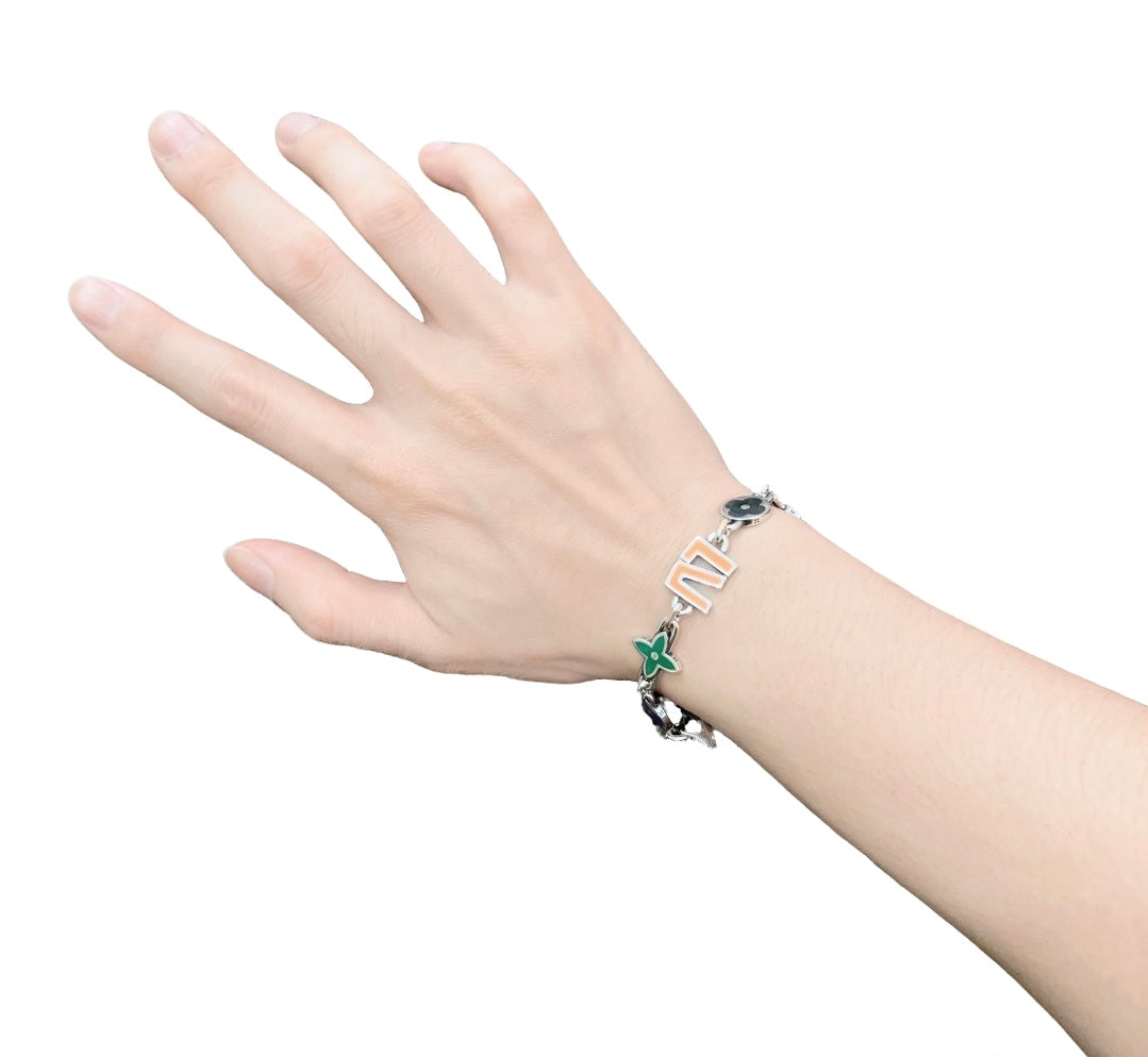 antique chain Bracelet for men - alternate angle view 4