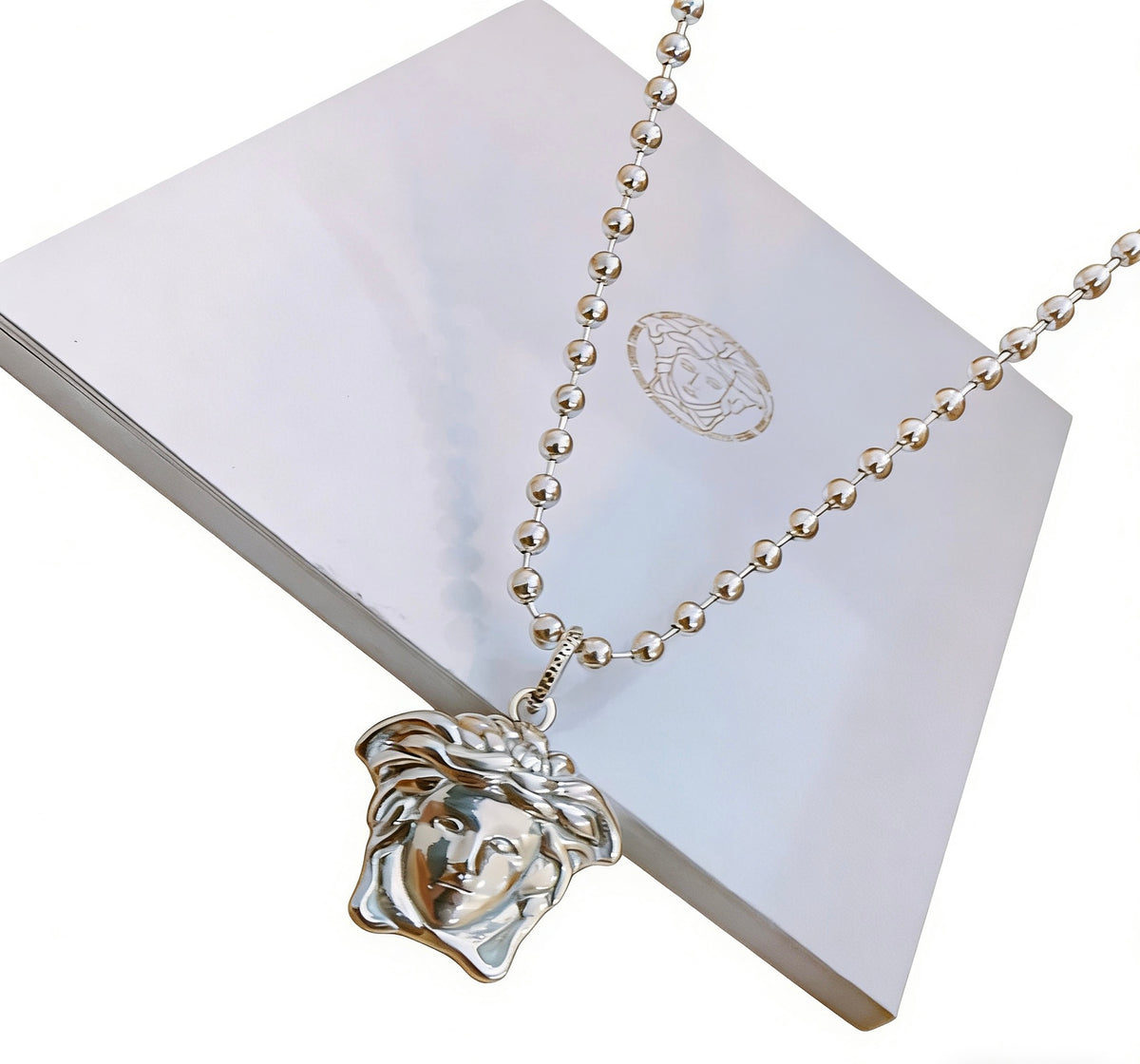 antique chain Necklace for men - alternate angle view 5