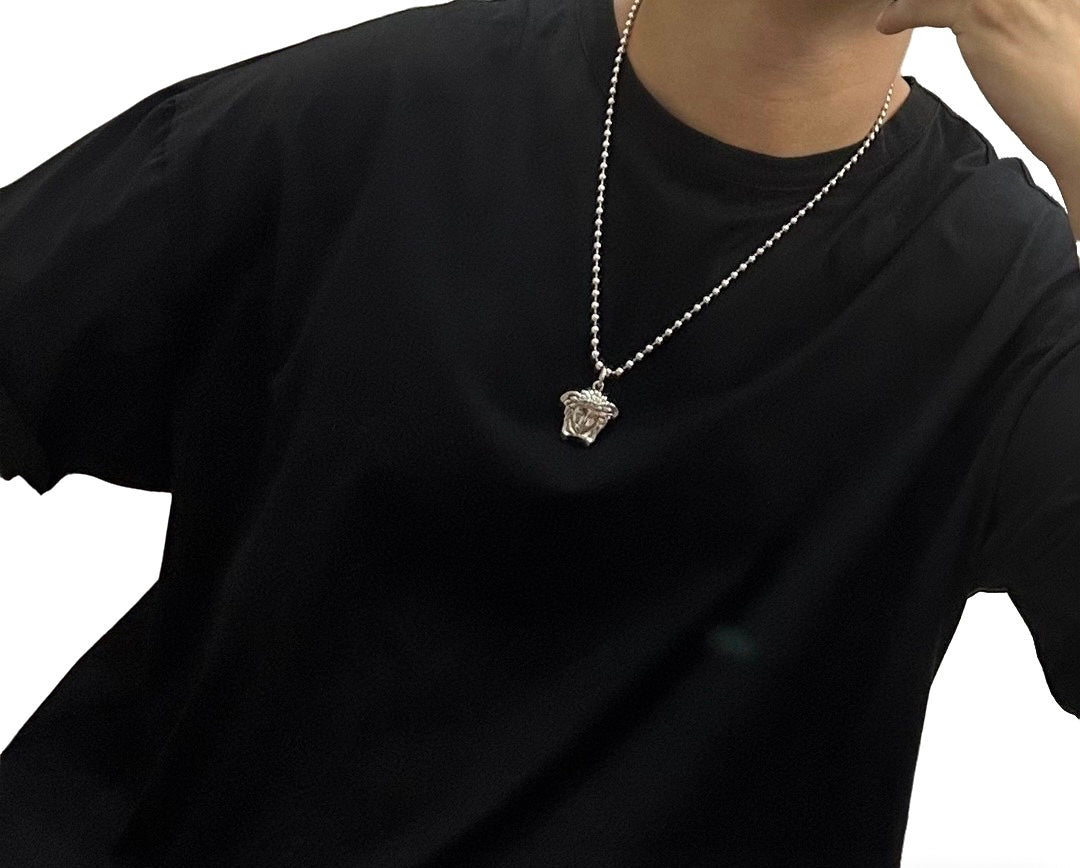 antique chain Necklace for men - alternate angle view 6