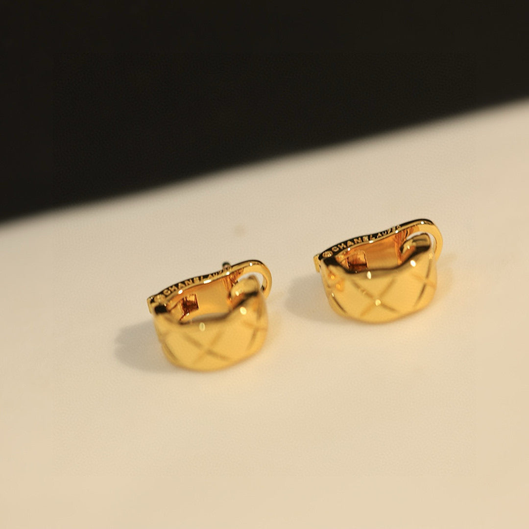 beige floral Drop Earrings for women - alternate angle view 7