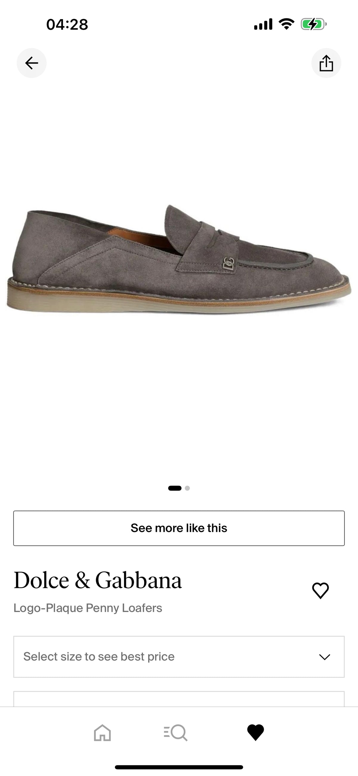 Dolce & Gabbana DG New Florio Suede Lace-Up Casual Shoes