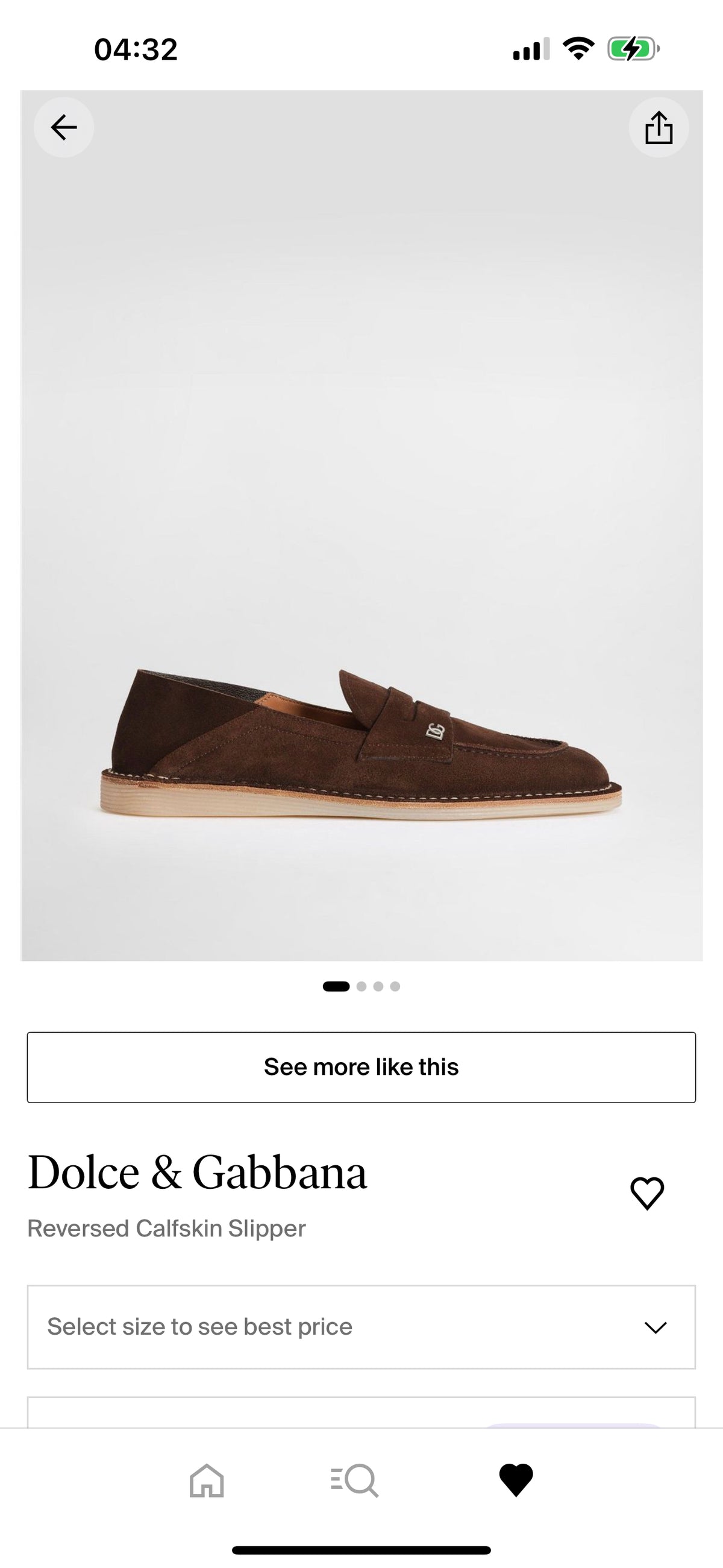 Dolce & Gabbana DG New Florio Suede Lace-Up Casual Shoes