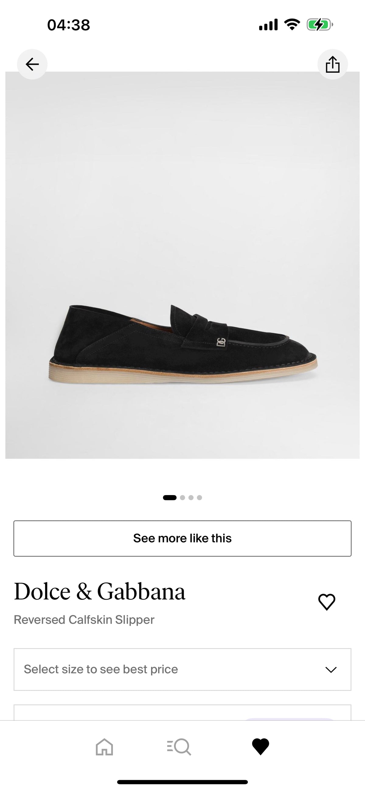 Dolce & Gabbana DG New Florio Suede Lace-Up Casual Shoes