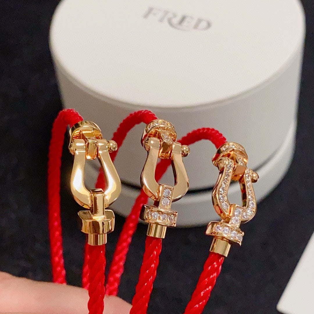 rose gold crystal rose Bracelet for men - product detail view