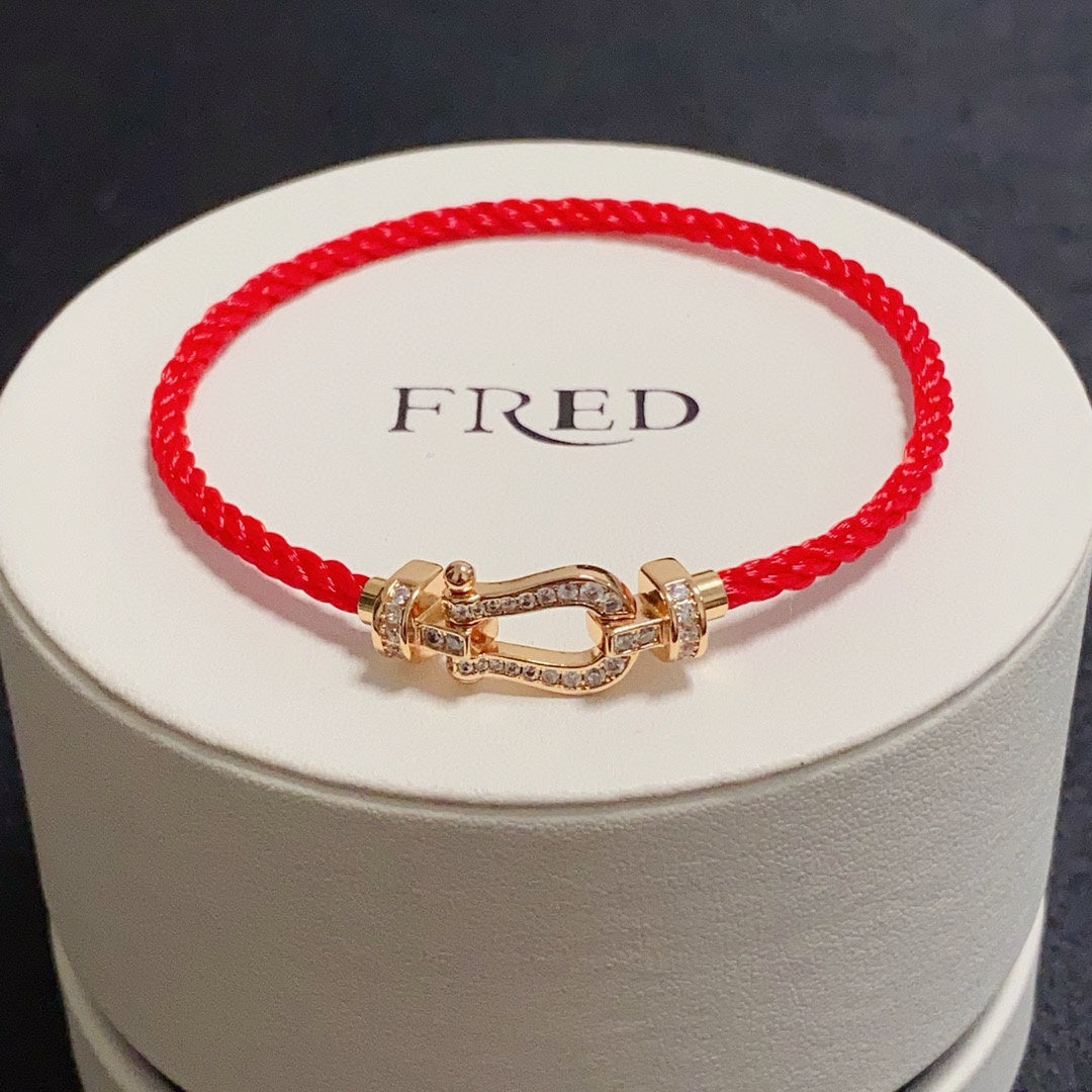rose gold crystal rose Bracelet for men - alternate angle view 7