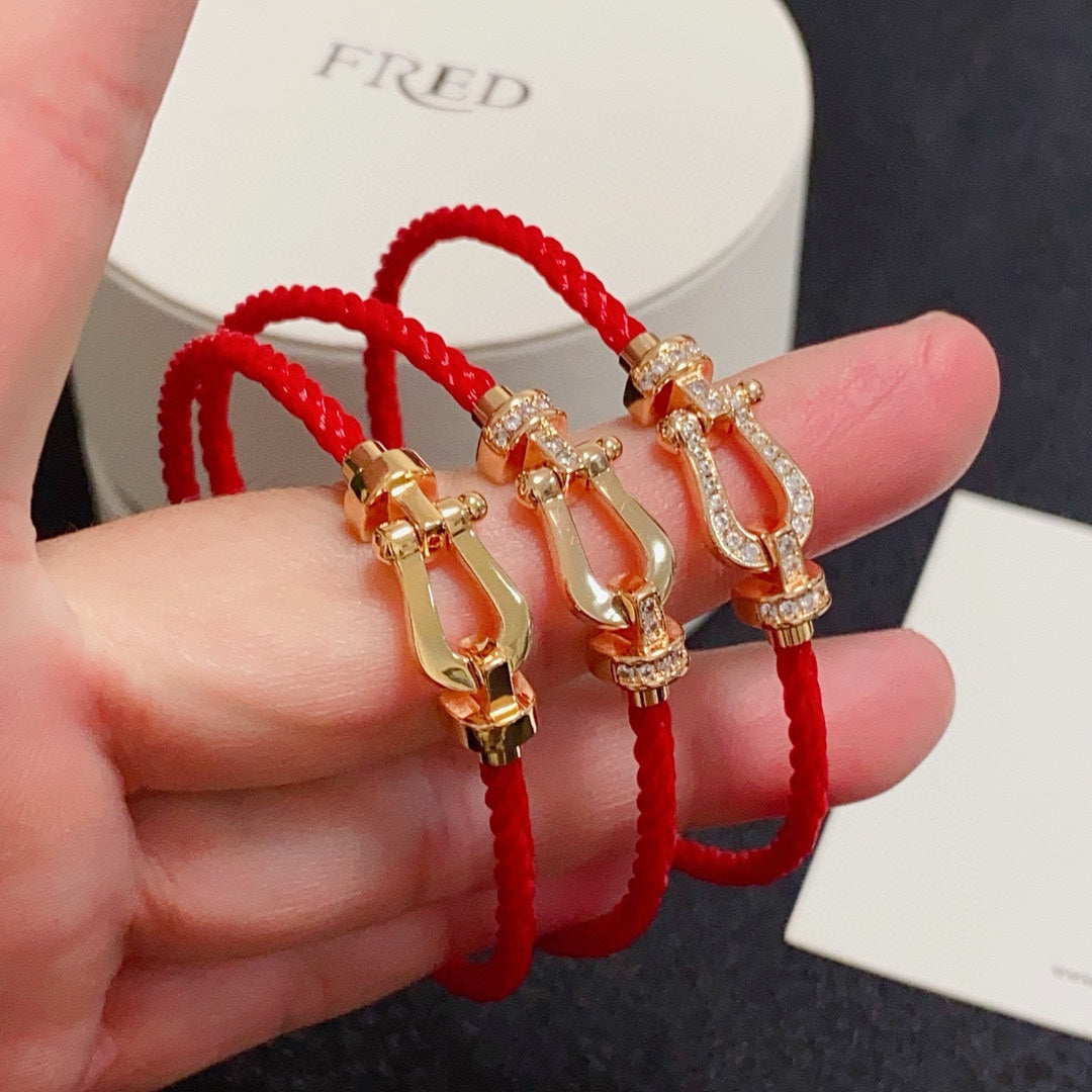 rose gold crystal rose Bracelet for men - alternate angle view 9