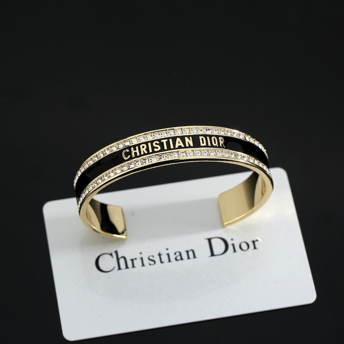 white gold Bangle for women - alternate angle view 3