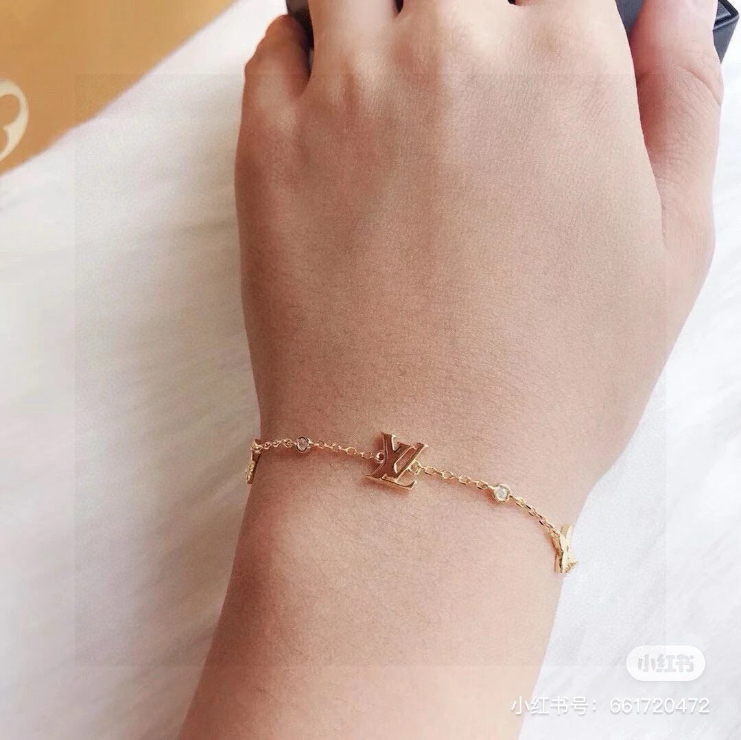 letter Bracelet for women - alternate angle view 2