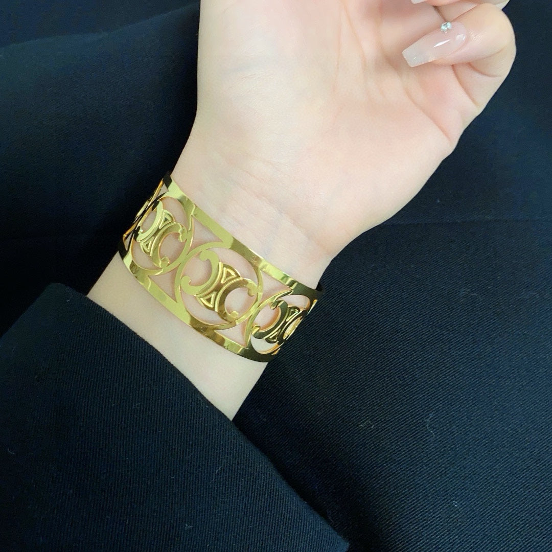 hollow Bangle for women - product detail view