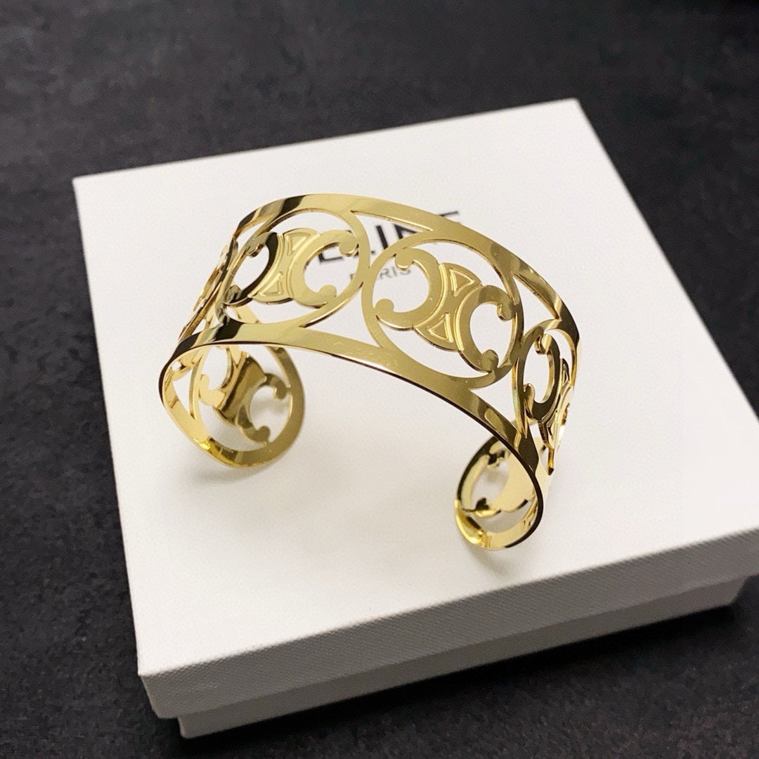 hollow Bangle for women - alternate angle view 6