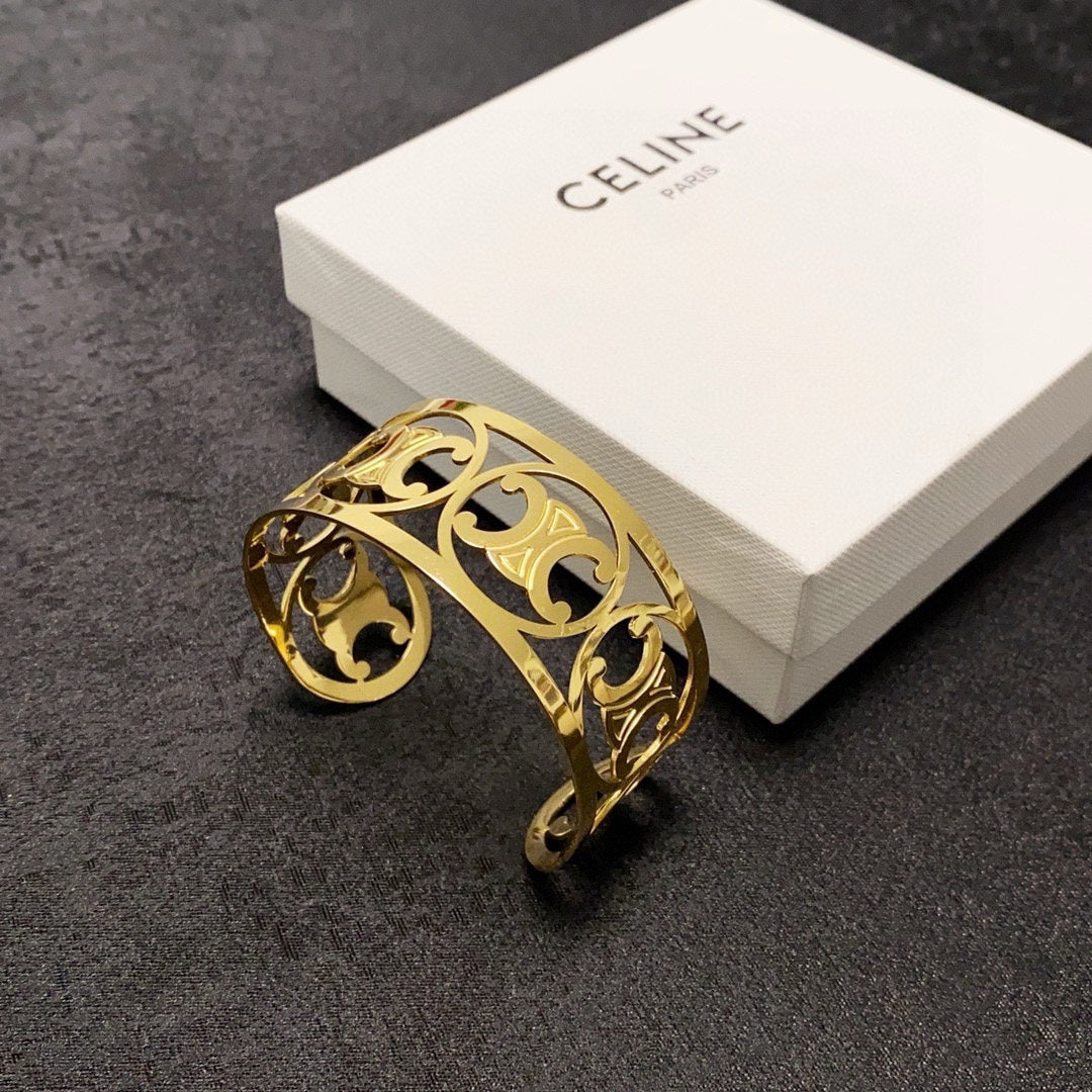 hollow Bangle for women - alternate angle view 3
