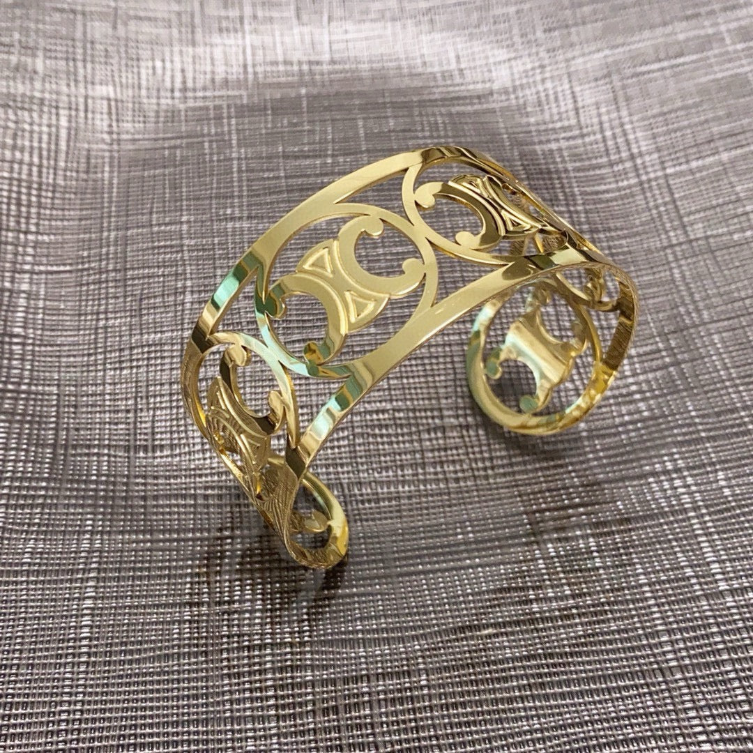 hollow Bangle for women - alternate angle view 7