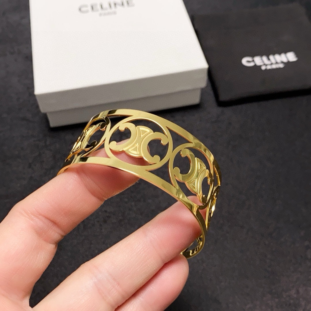 hollow Bangle for women - alternate angle view 8