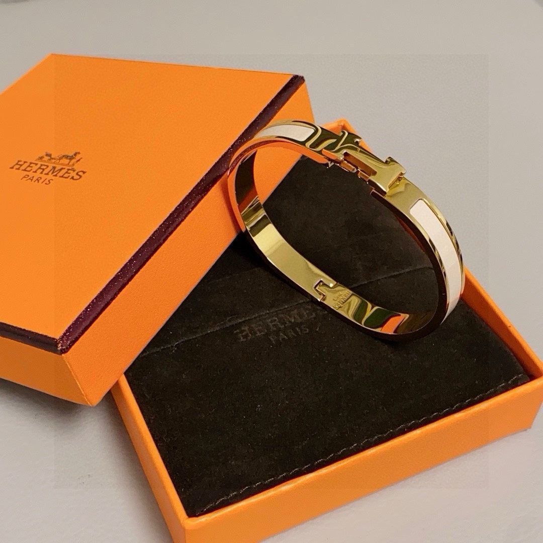 tan enamel versatile Bangle for women - alternate angle view 8