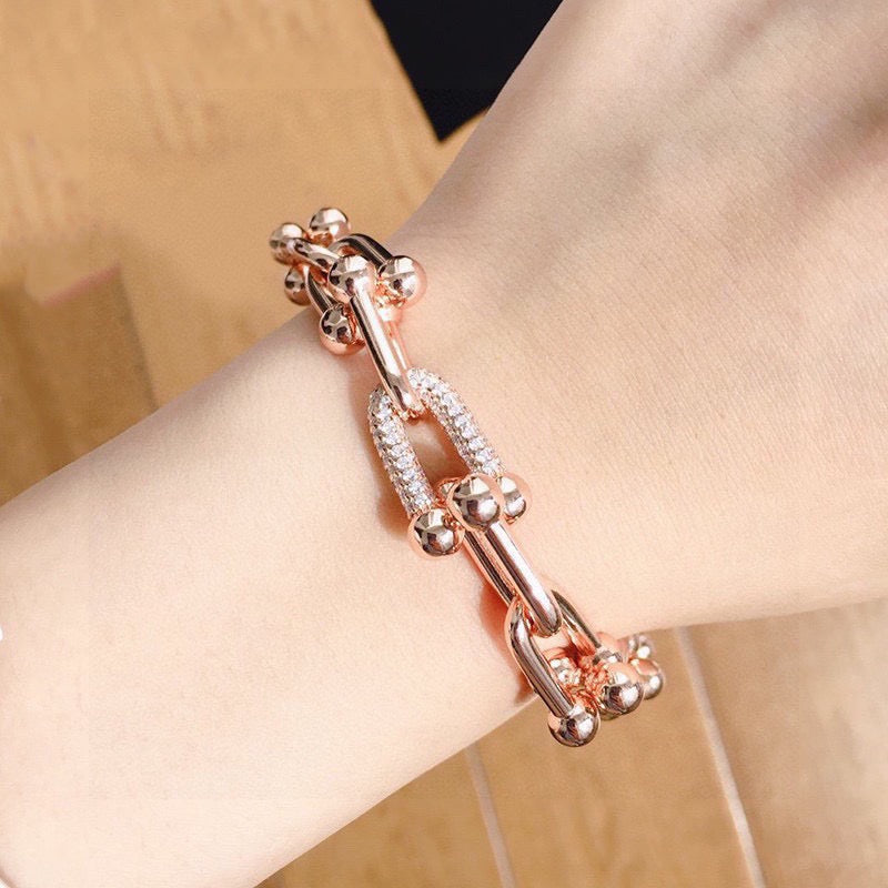 gold delicate Bracelet for men - alternate angle view 7